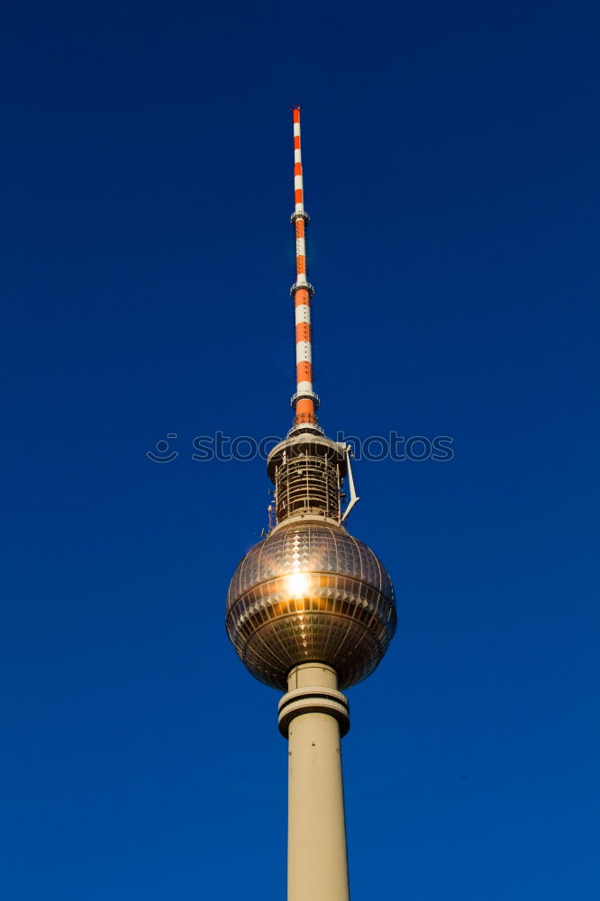 Similar – Image, Stock Photo Sunset at the television tower I