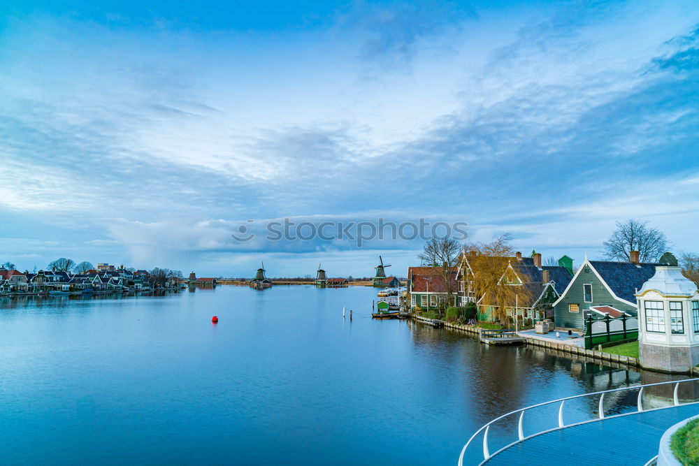 Similar – Port panorama in Kappeln from the bascule bridge at the Schlei