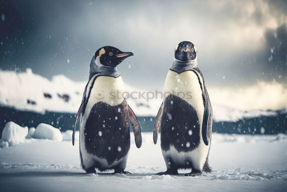 Similar – Foto Bild Verliebte Pinguine Meer