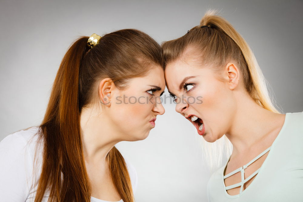 Similar – Image, Stock Photo Female couple standing together