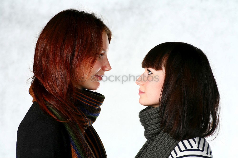 Similar – Image, Stock Photo deux Young woman