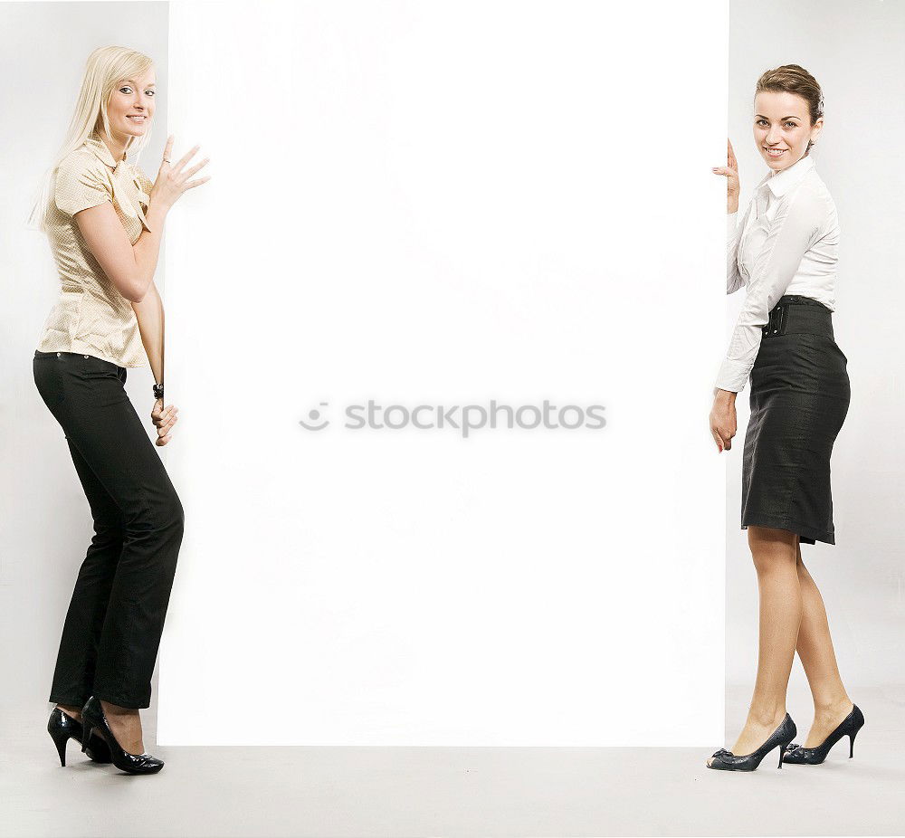 Similar – Image, Stock Photo Business women during lunch break