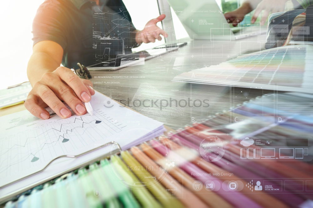 Similar – Image, Stock Photo Architecture, engineering plans and drawing equipment