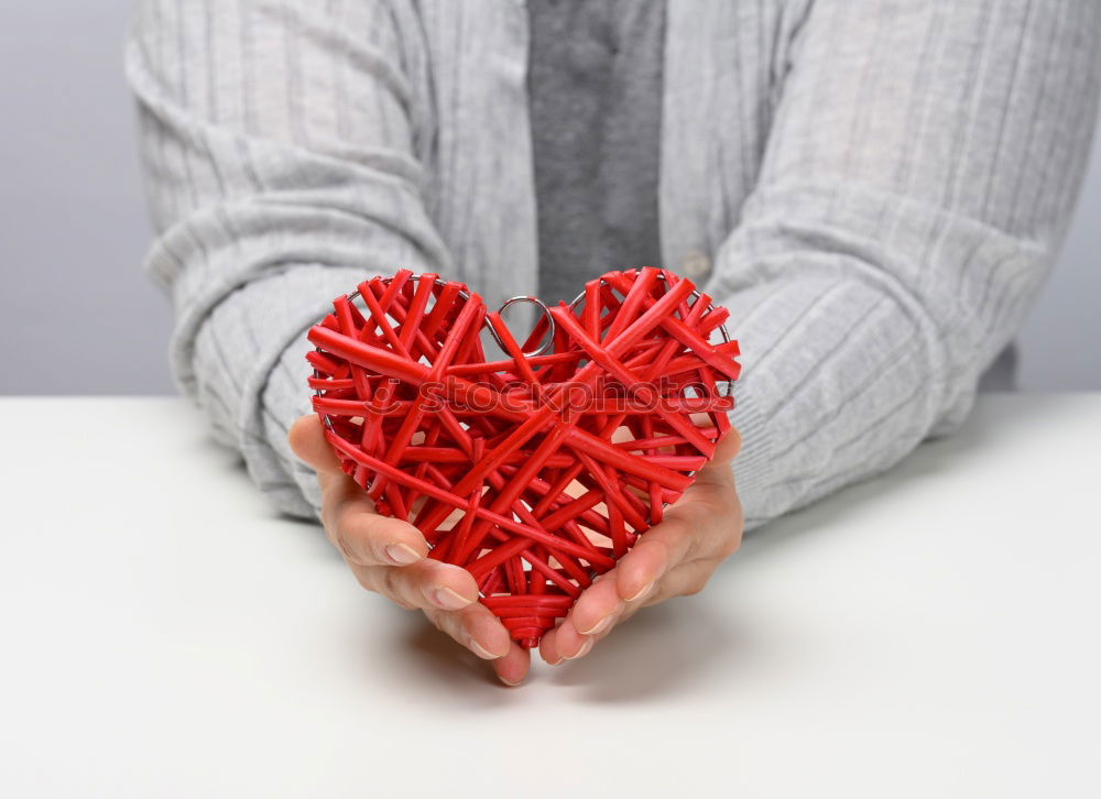 Similar – Image, Stock Photo Valentine’s day background with red hearts
