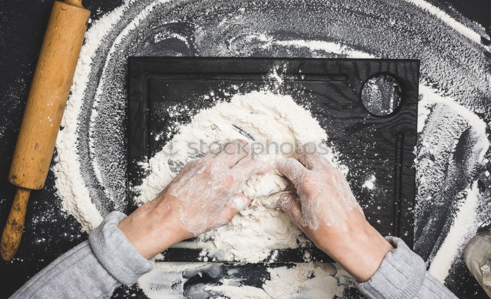 Similar – Image, Stock Photo Children bake Christmas cookies