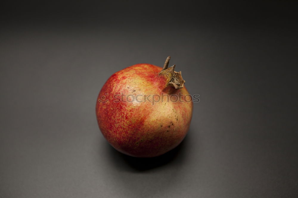 Healthy fresh pear on black background