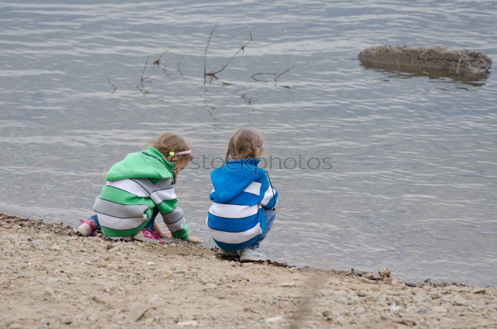 Similar – Image, Stock Photo Alone in freedom Lake