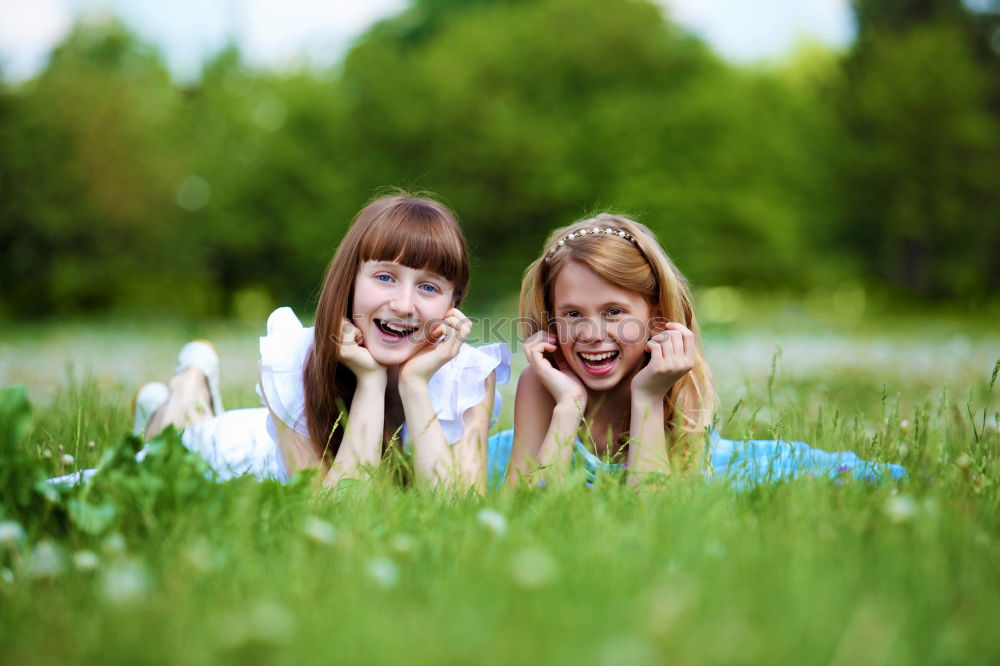 Similar – meadow children Meadow