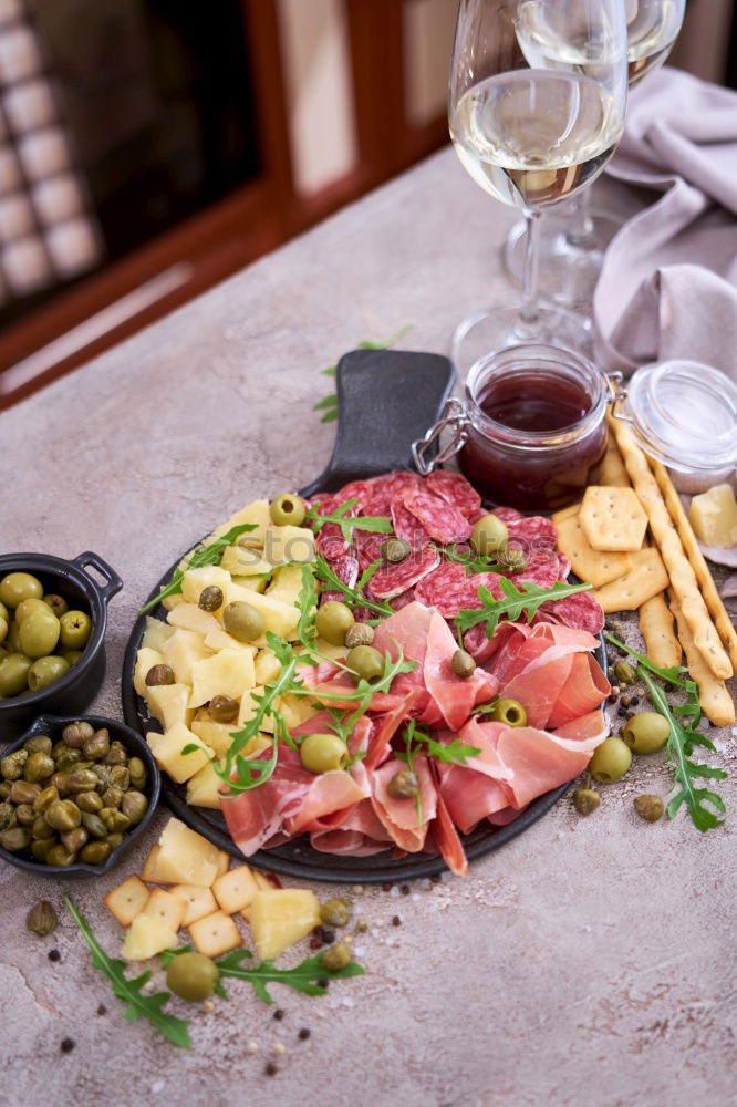 Similar – Image, Stock Photo Close-up of colorful dish at restaurant