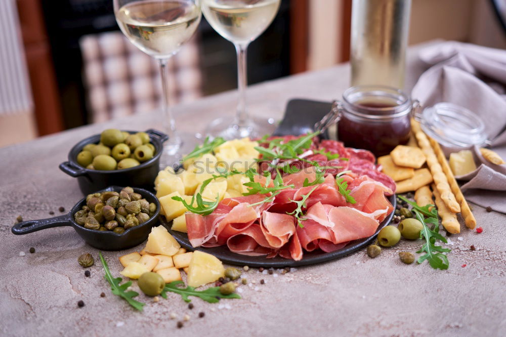 Similar – Image, Stock Photo Close-up of colorful dish at restaurant