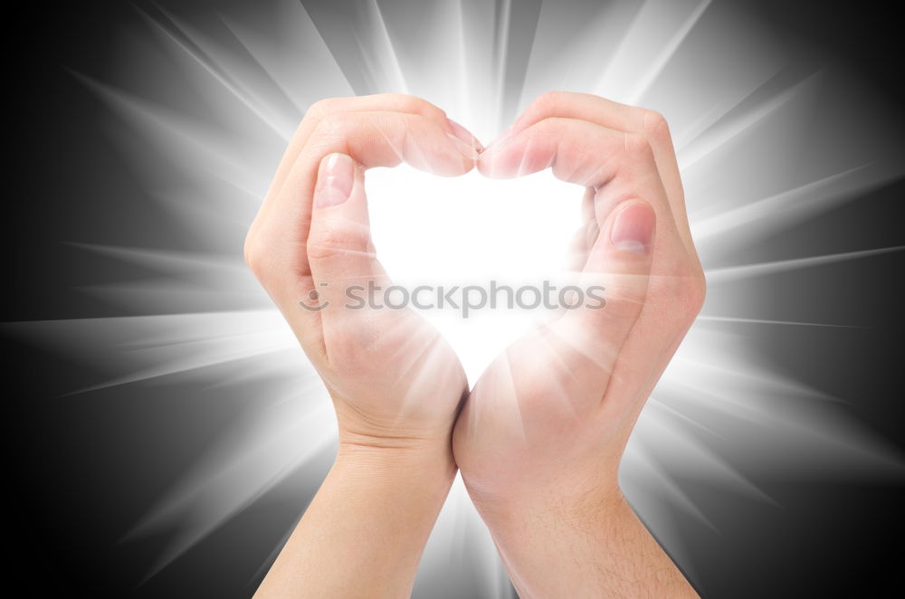 Similar – Stone heart shape on wood