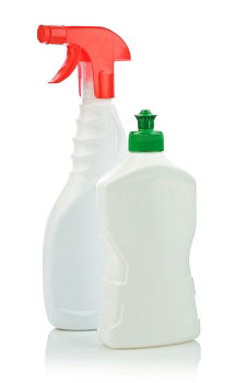 Similar – Cleaning spray products isolated.