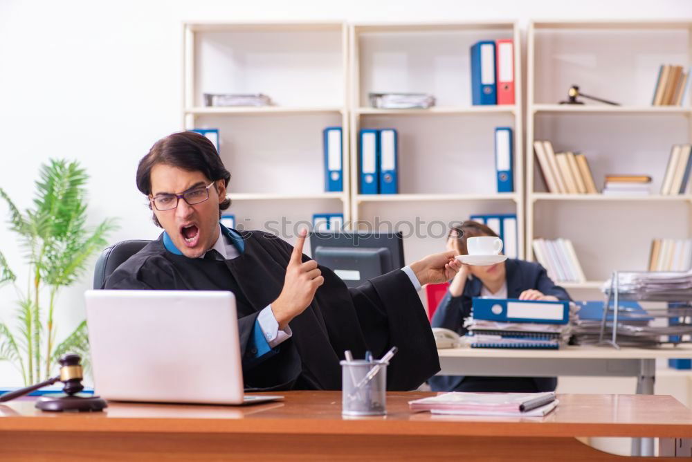 Similar – Image, Stock Photo Student lights a book with joy