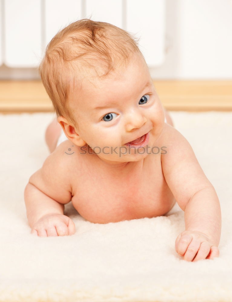 Similar – Image, Stock Photo A cute little girl in chef’s hat sitting on the kitchen floor soiled with flour, playing with food, making a mess and having fun