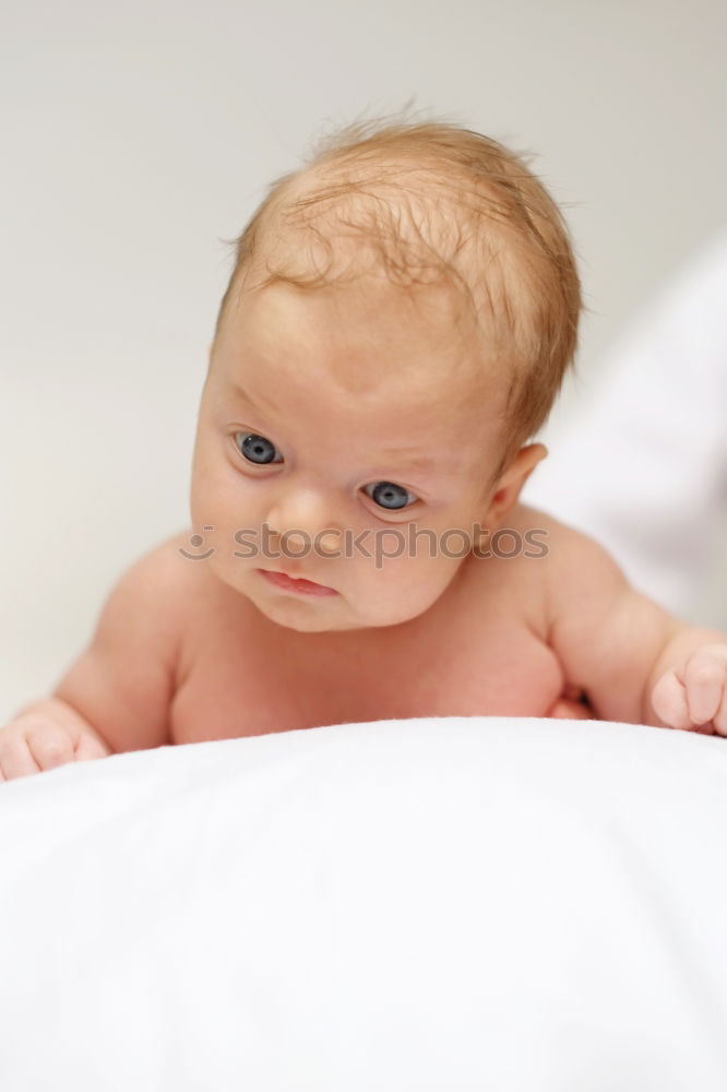 Similar – Baby with one years old getting out of bed