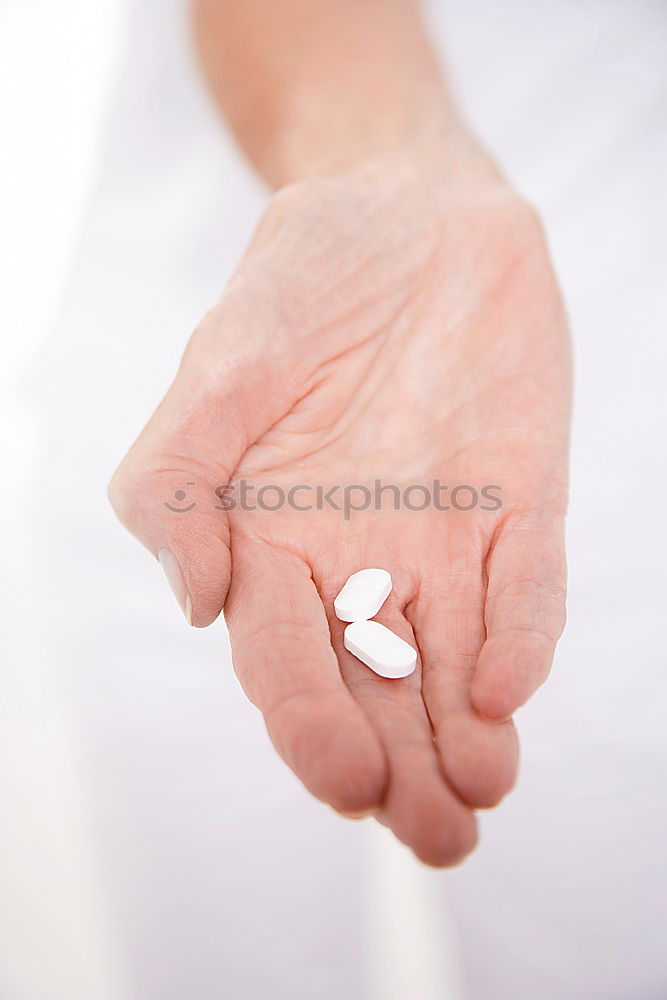 Similar – Man holding a crystal ball