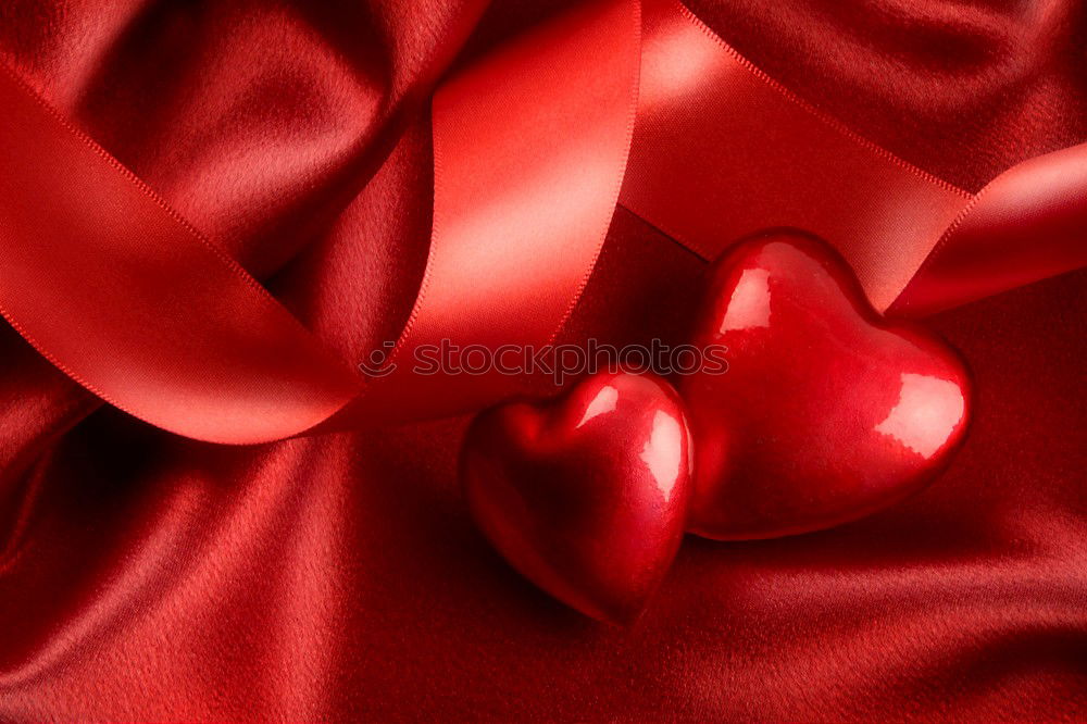 Similar – Image, Stock Photo Heart made of red roses on red bright background