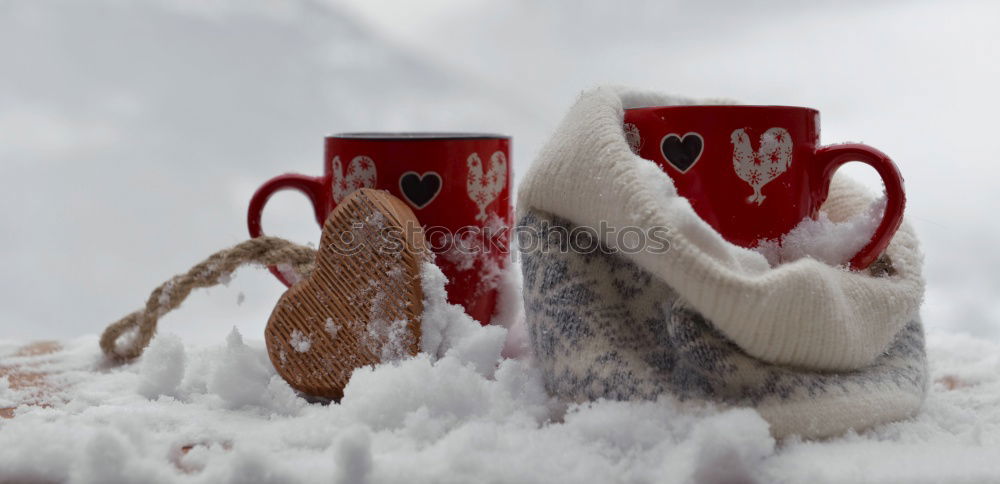 Similar – Image, Stock Photo red ceramic cup with hot black coffee