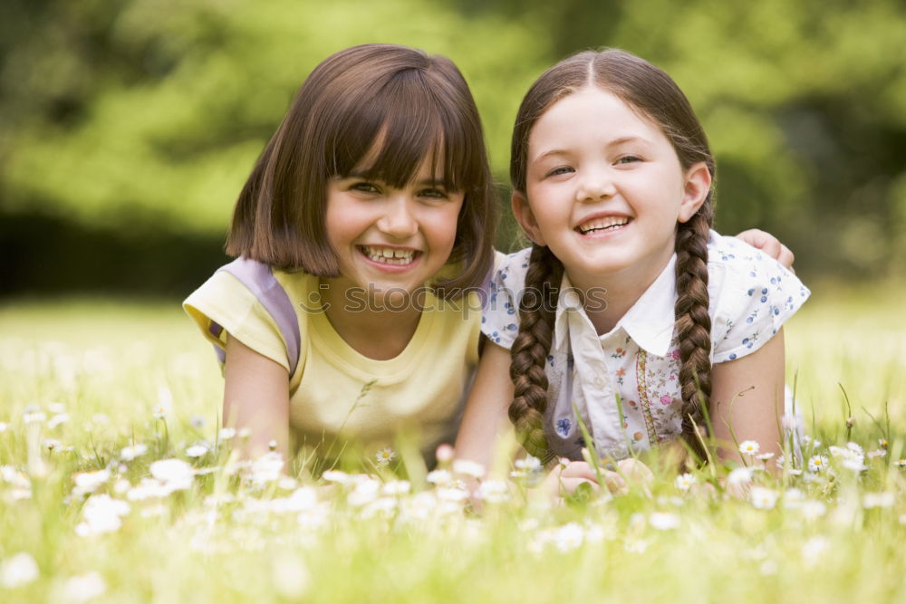 Similar – meadow children Meadow