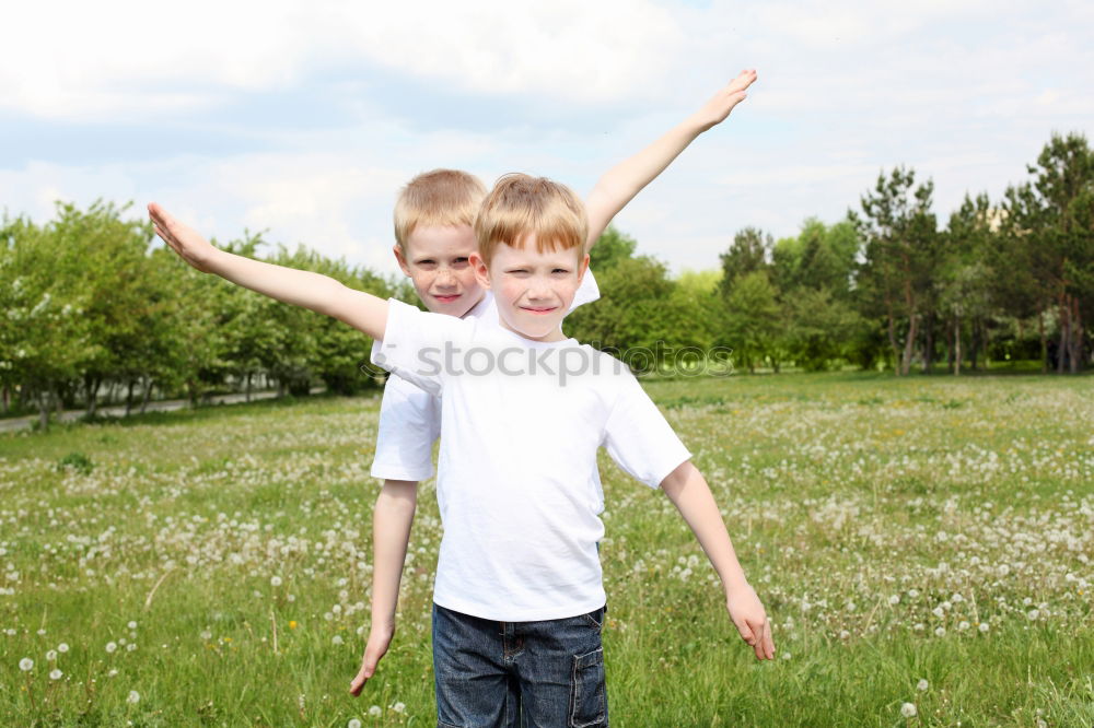 Similar – Image, Stock Photo brethren Masculine Child