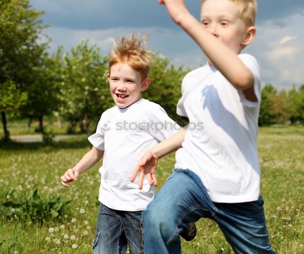 Image, Stock Photo brethren Masculine Child