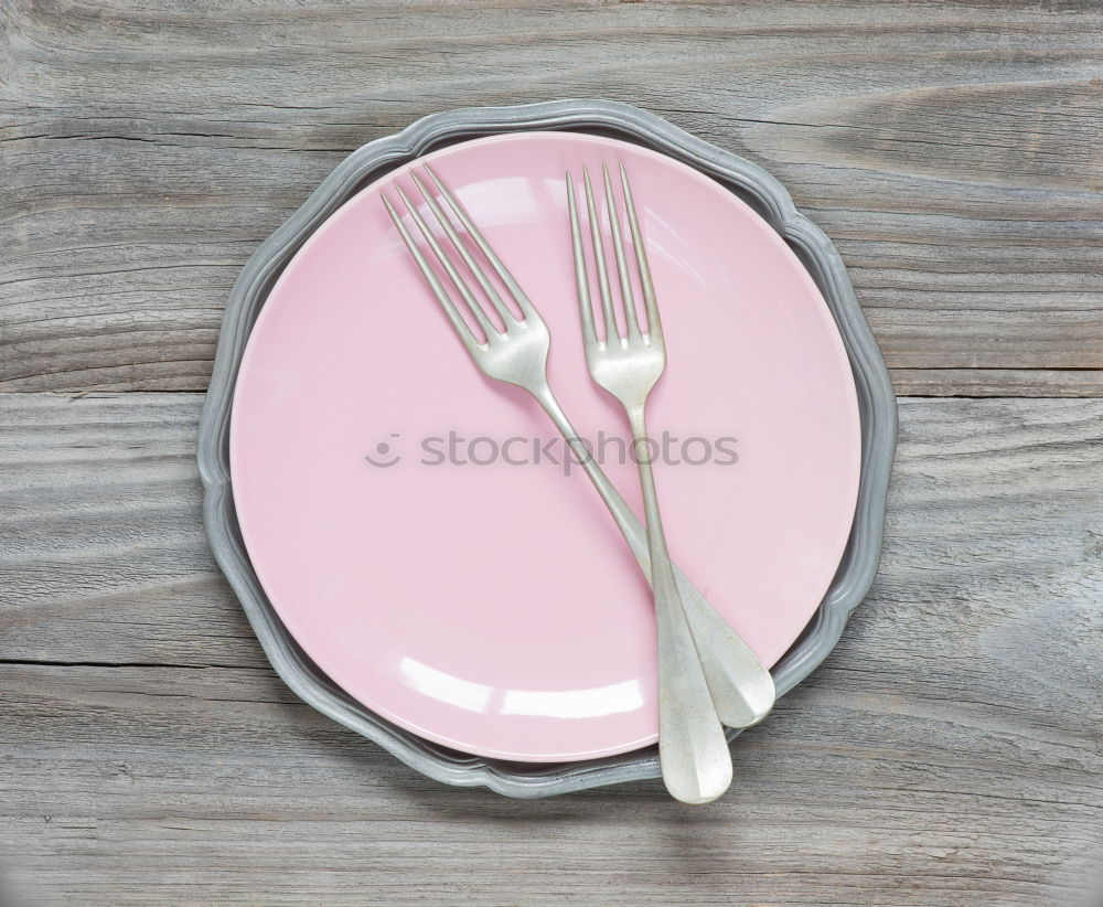 Similar – Image, Stock Photo set of spring dishware on white background.