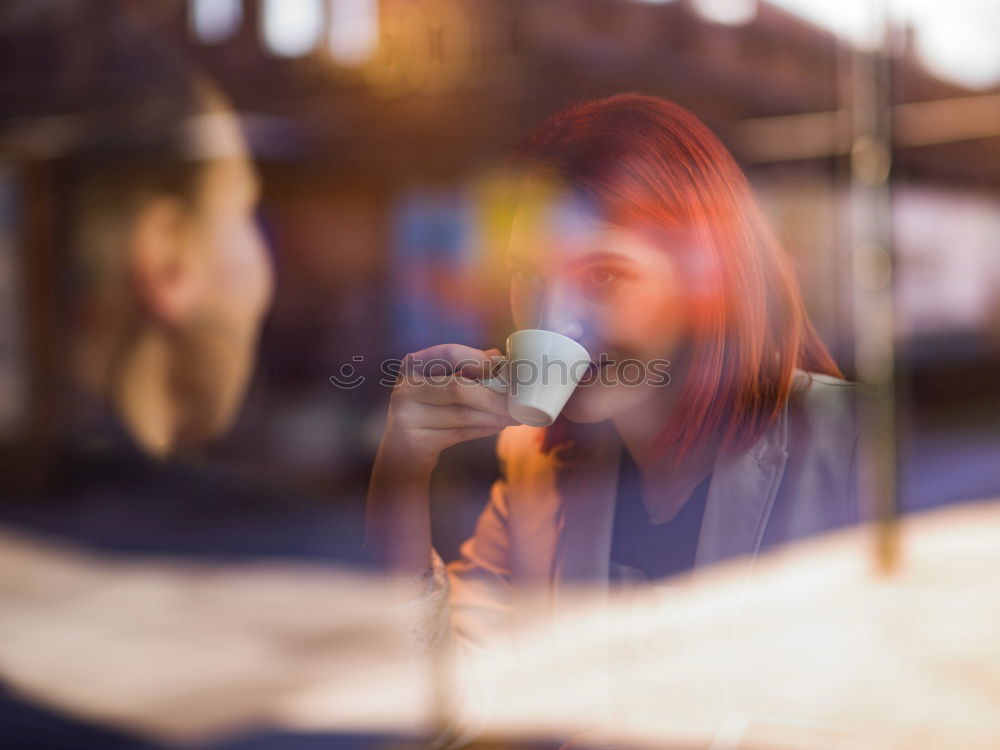 Similar – Image, Stock Photo Pleasure time. Nutrition