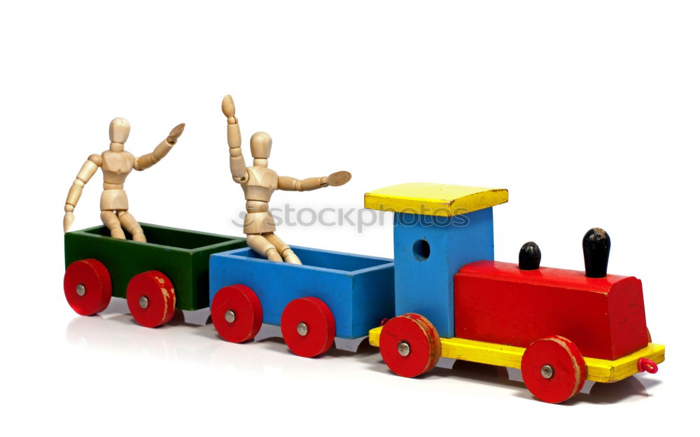 Similar – toy train Railroad Engines