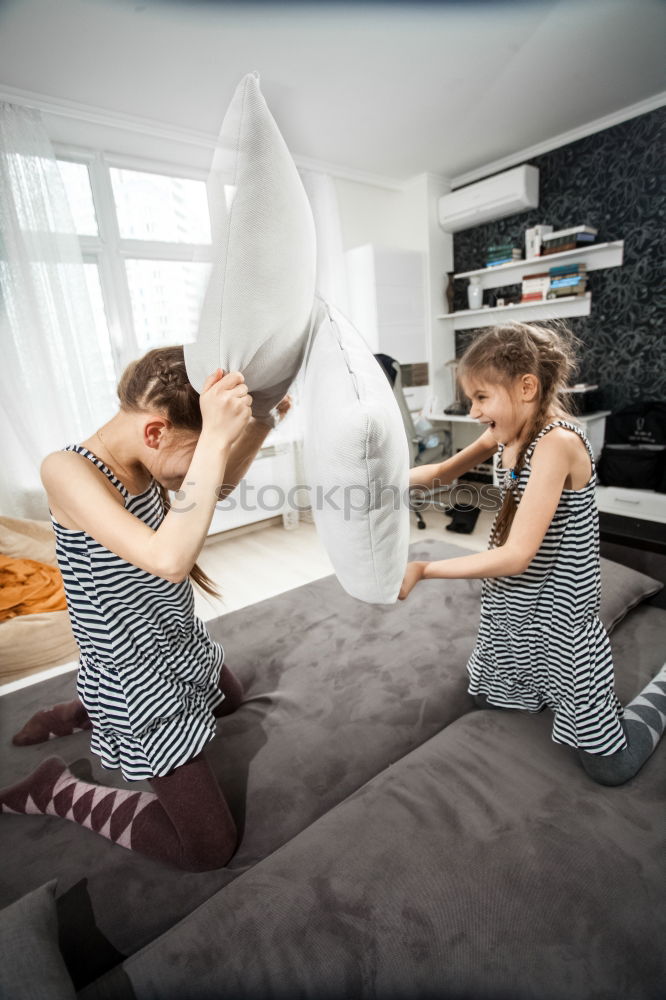 Similar – kid girl having fun at home