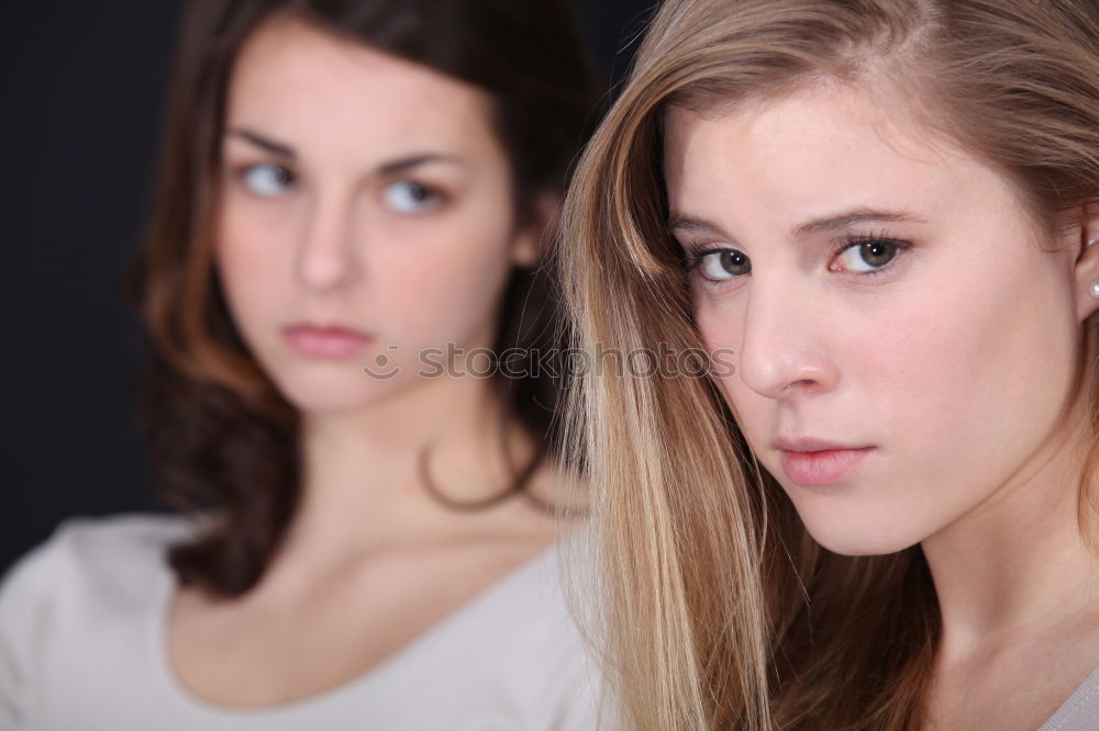 Similar – Female couple standing together