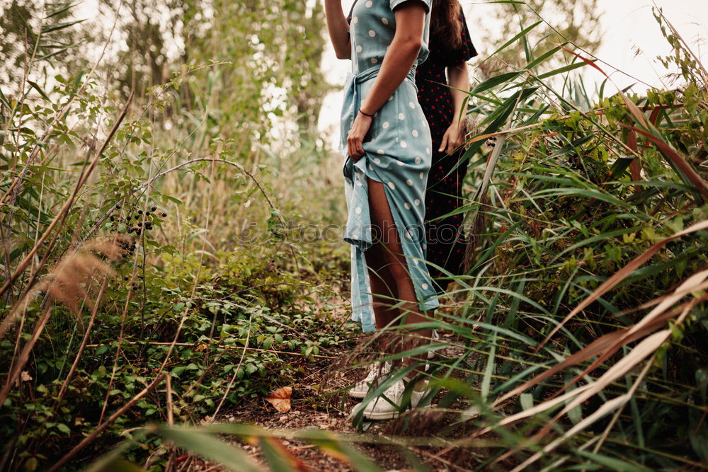 Similar – Young redhead woman outdoors in nature