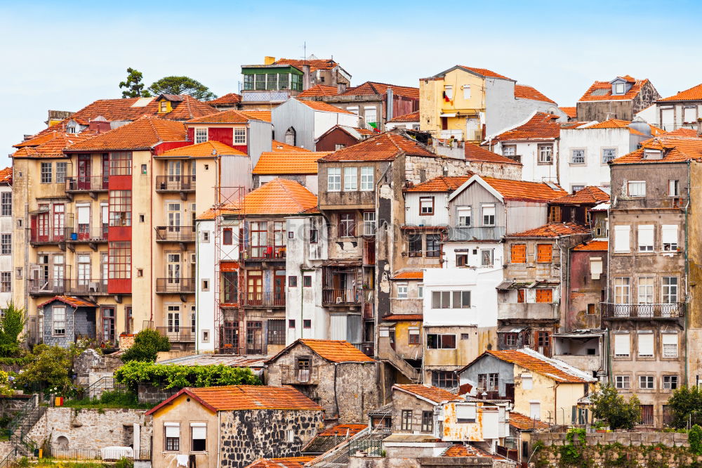 Similar – Stacked houses in Porto