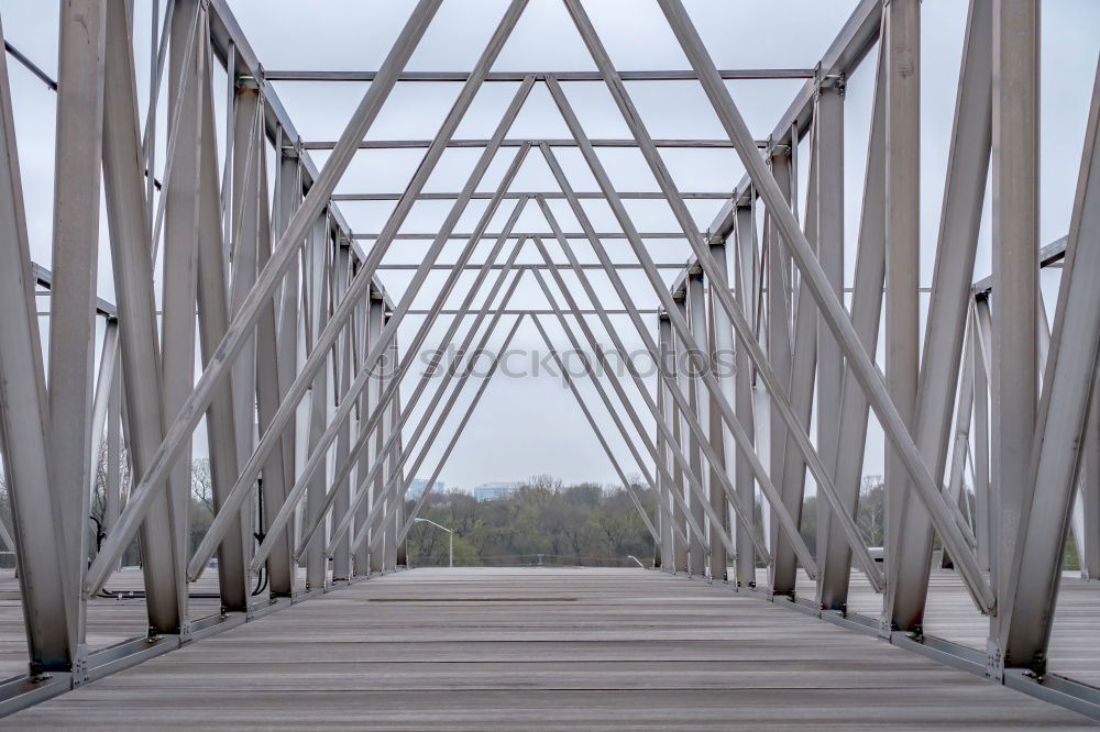 Similar – brücke Stahl Architektur