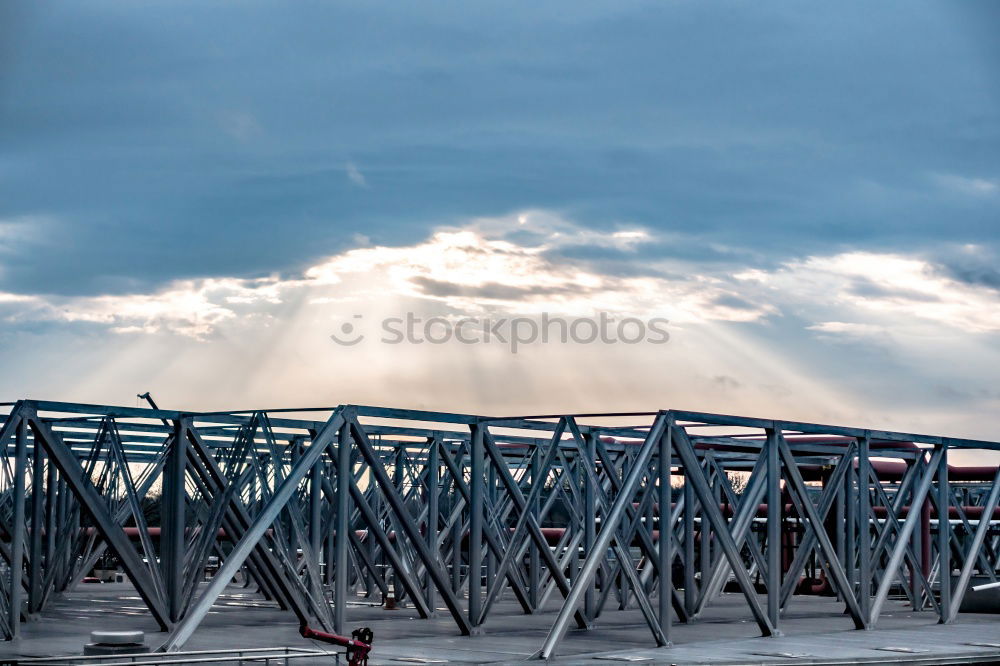 Similar – Image, Stock Photo F60 overburden conveyor bridge in Lusatia VI