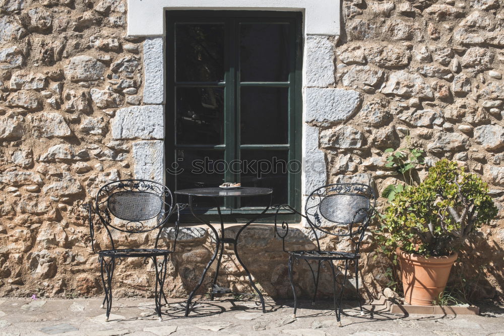 Similar – Image, Stock Photo Rustic flower pots in Cadaques, Spain