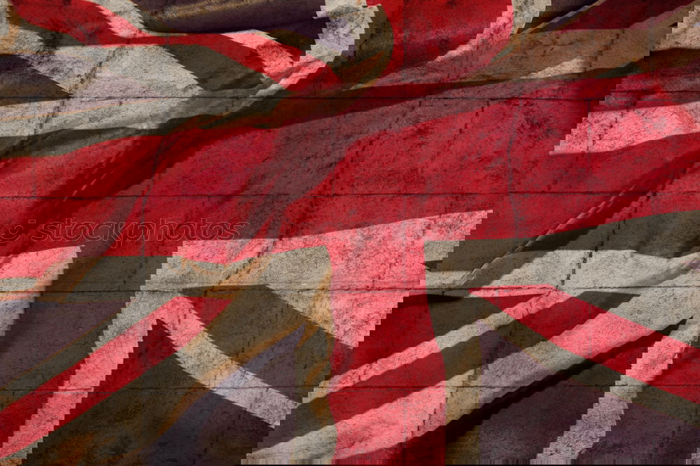 Similar – Foto Bild UNION JACK Lack Rost Kreuz