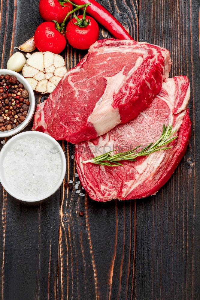 Similar – Image, Stock Photo preparation Food Meat