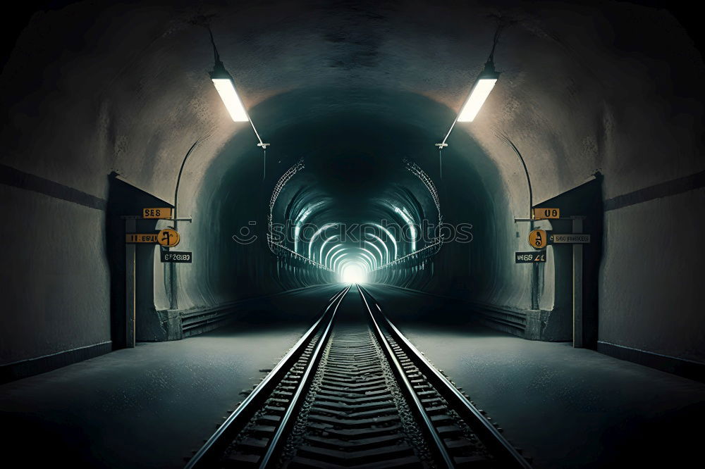 Similar – tunnel tracks Tunnel