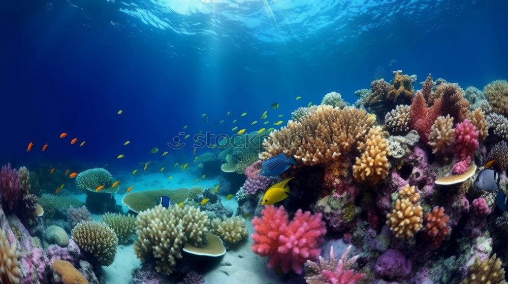 Similar – Image, Stock Photo Diver at the coral block