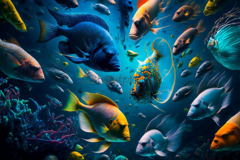 Similar – aquarium Aquarium Yellow