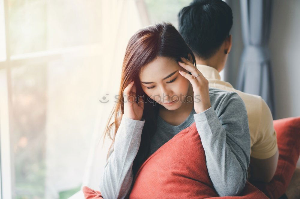 Similar – Image, Stock Photo Young woman lying in bed