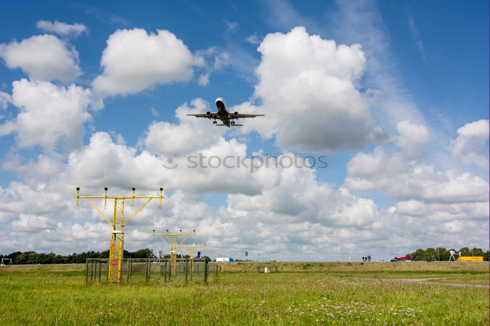 Landeanflug Flugzeug