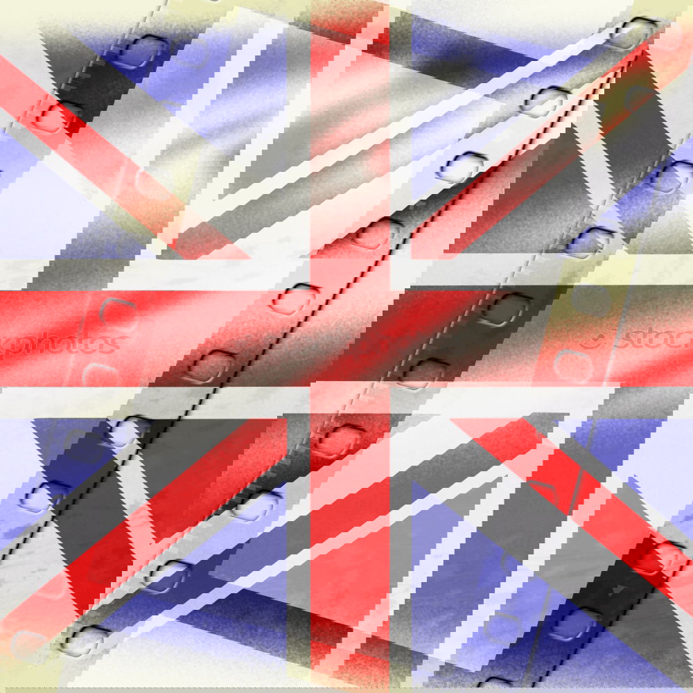 Similar – Foto Bild UNION JACK Lack Rost Kreuz