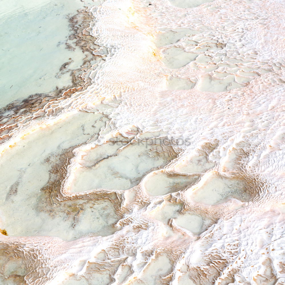 Image, Stock Photo pamukkale turkey asia the old calcium bath and travertine water