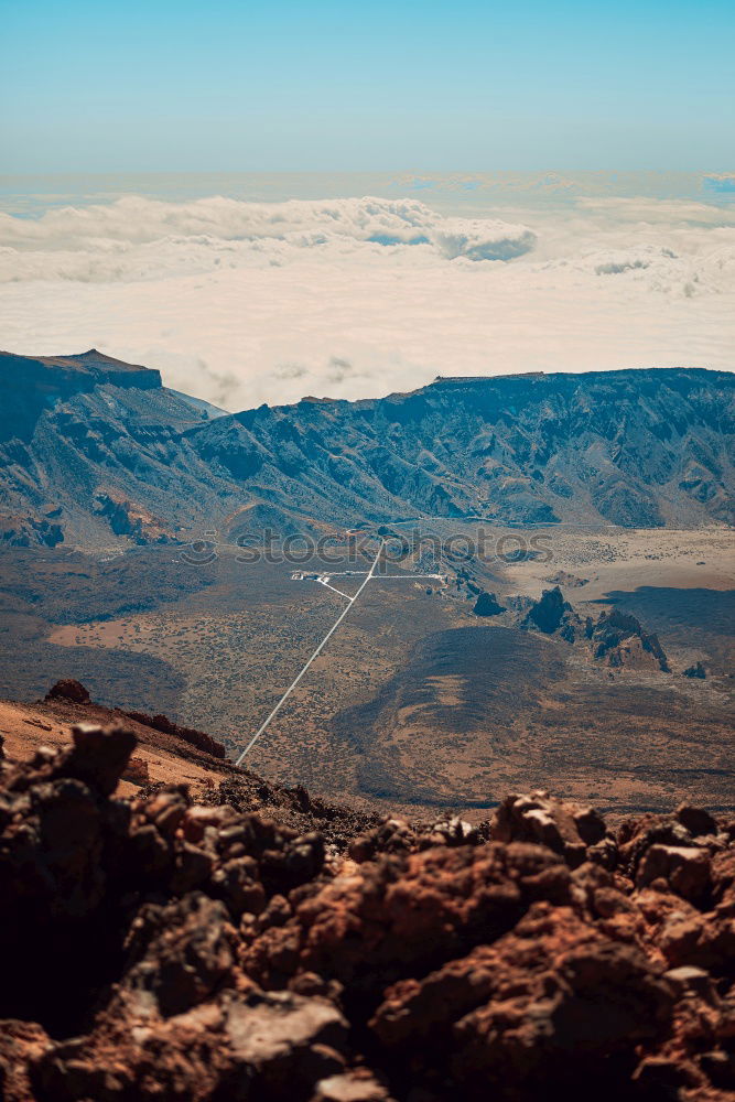 Similar – Image, Stock Photo Bizarre industrial landscape, spoil heaps