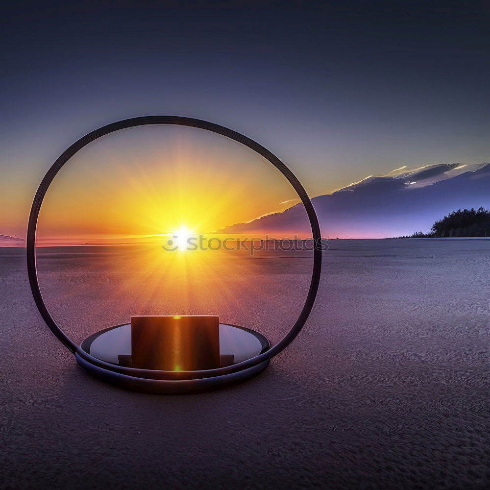 Similar – Image, Stock Photo Sunset behind the clouds