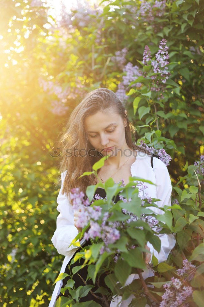 Similar – Stylish girl posing with gadgets