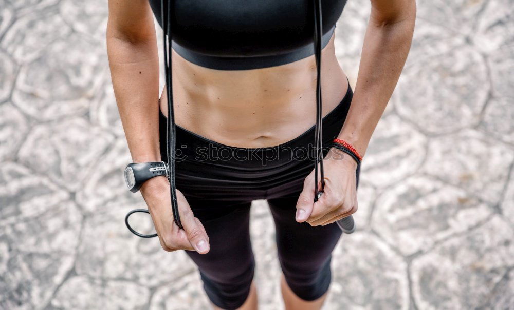 Similar – Image, Stock Photo athletic woman resting