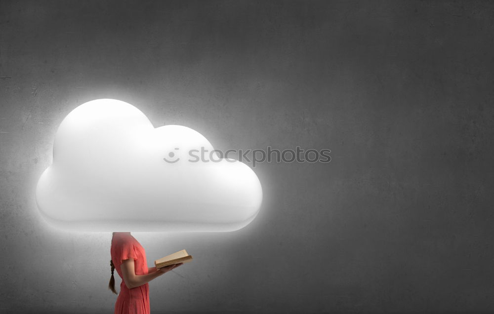 Similar – Image, Stock Photo Hand holds pink cotton candy