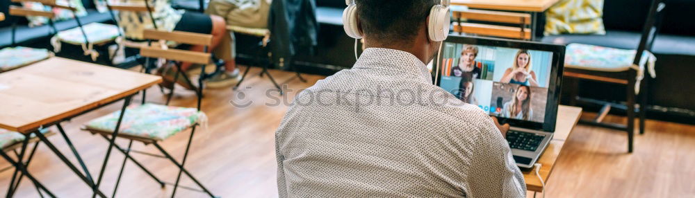 Similar – Image, Stock Photo Barber using grooming machine
